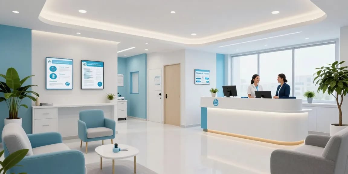 Hair transplant Istanbul consultation at a modern healthcare clinic, showcasing expert patient care and professional atmosphere.