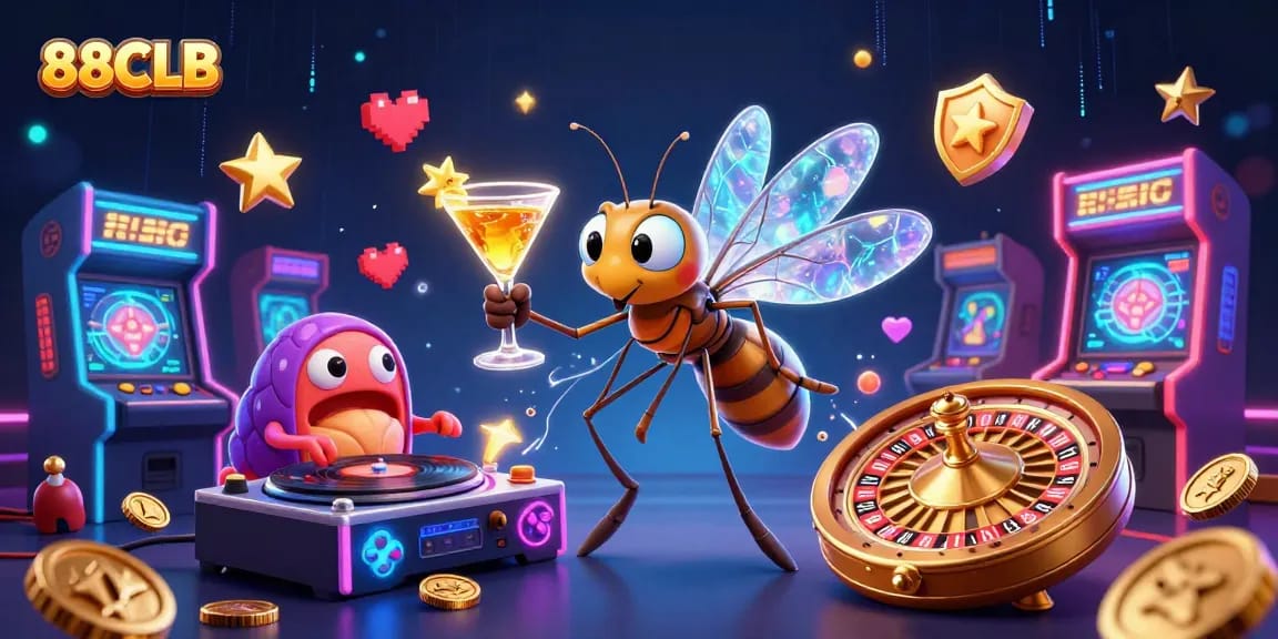 Experience the excitement of 88CLB with a vibrant casino scene showcasing rich gaming elements.