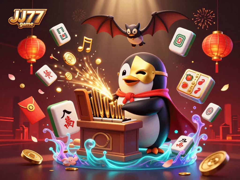 Engage with the JJ77 game in an immersive 3D casino world filled with thrilling elements.
