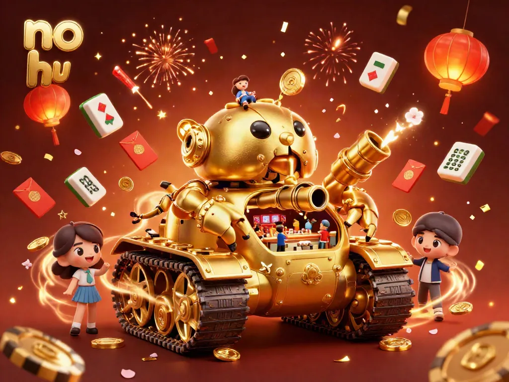 Experience exciting gameplay with no hu, featuring a lavish casino in a golden beetle tank.