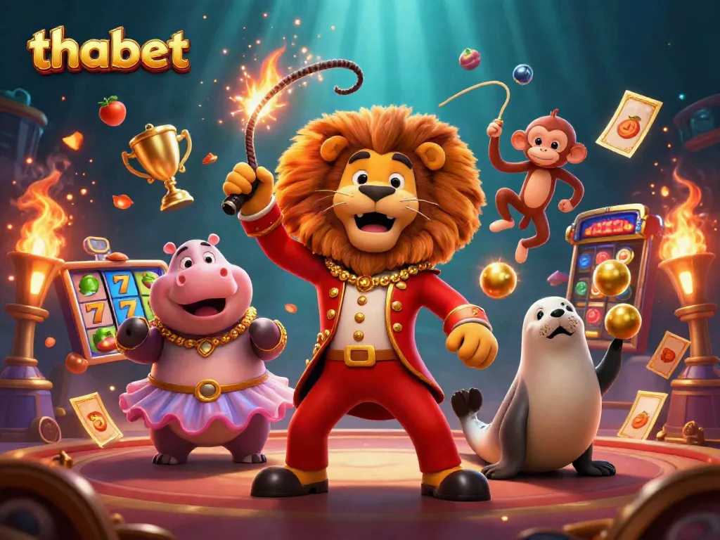 Experience thrill with thabet at a vibrant casino setting filled with dynamic gaming elements.