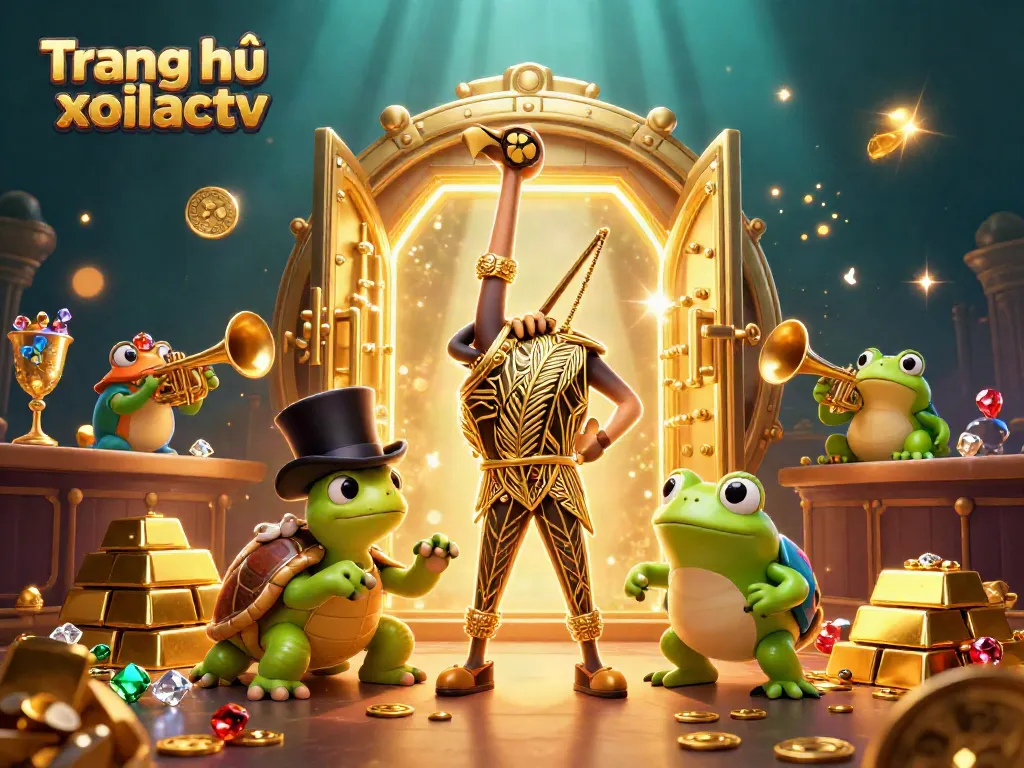 Experience the excitement of Trang chủ xoilactv with colorful characters and casino-themed treasures.