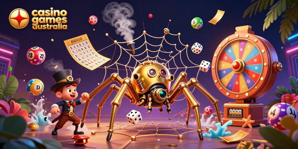 Engage with vibrant casino games australia in a dynamic 3D steampunk illustration.