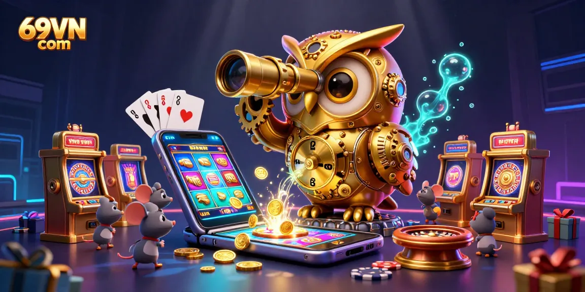 Experience exciting gameplay at 69VN com with vibrant casino scenes and action-packed elements.